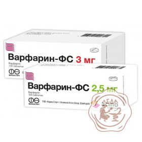 Варфарин-ФС 2,5 мг №100 Фарма Старт