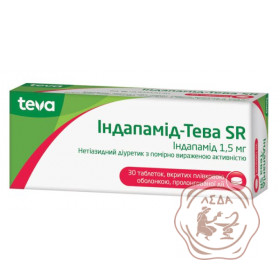 Індапамід SR 1,5 мг табл. №30 Тева