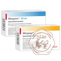 Міорікс капс. 15 мг №14 Польща