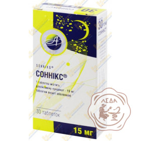 Соннікс табл. 15 мг №30 Астрафарм