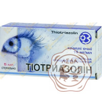 Тіотриазолін оч. краплі 1% 5мл ГНЦЛС